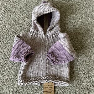 Joy Bush Baby Knitted Purple Sweater 3-6months 
New with tags
